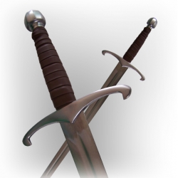Miecz jednoręczny XIV wiek do walki